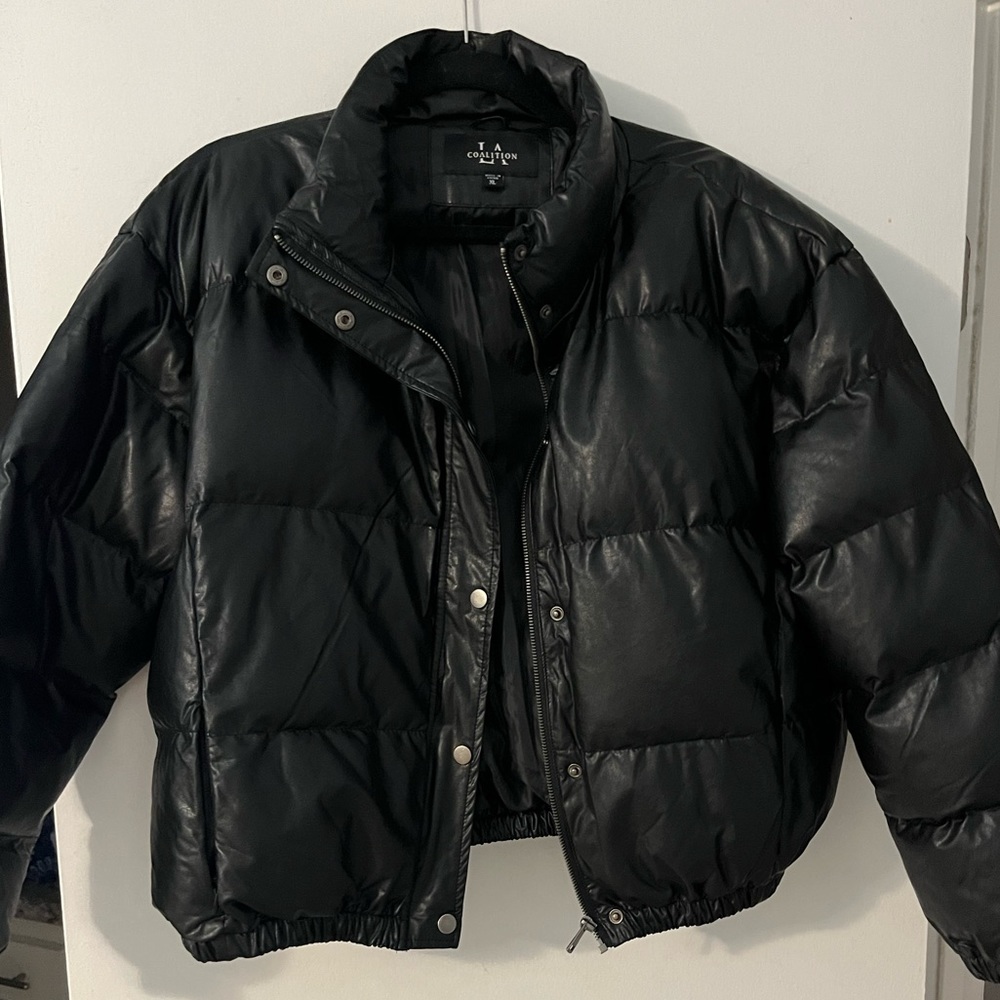 Coalition LA cropped puffer jacket